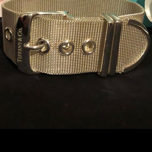 Tiffany & Co Mesh Somerset Buckle Bracelet… - Picture 3 of 9